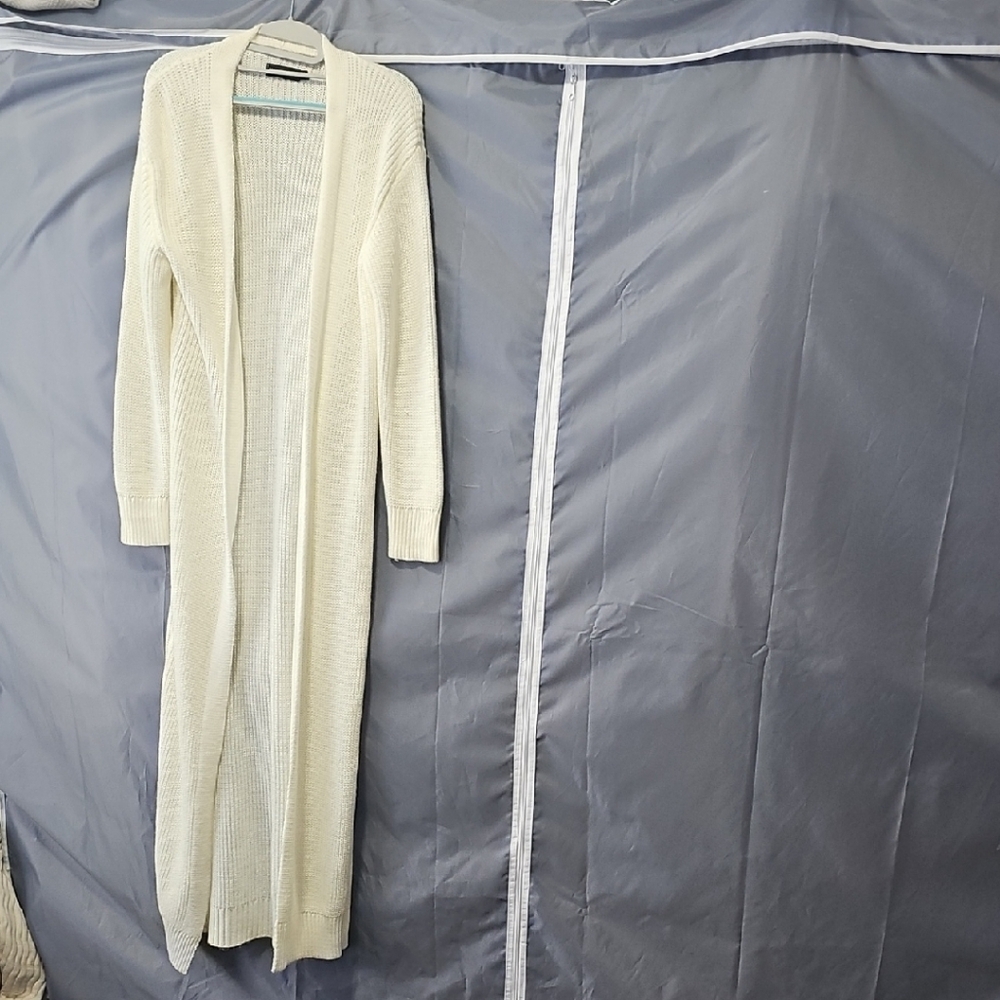 PrettyLittleThing Cream Maxi Cardigan